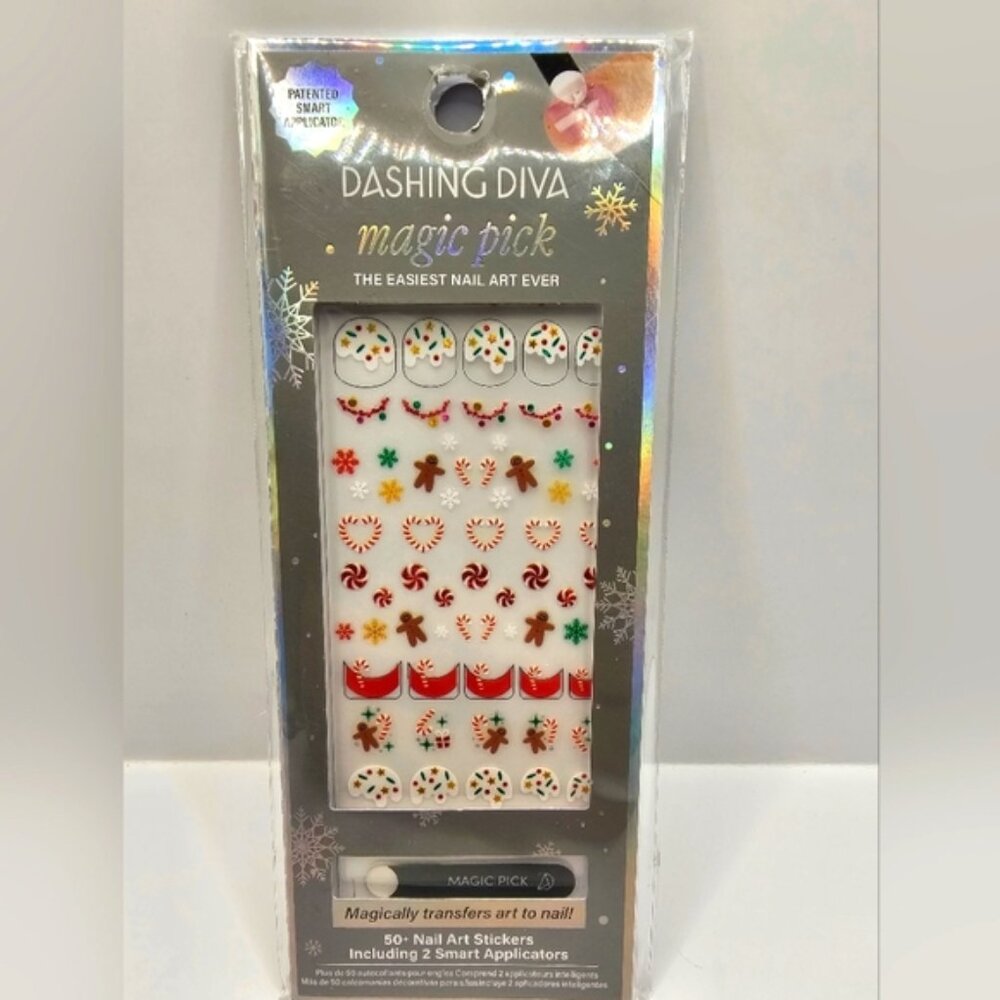 Dashing Diva Magic Pick Nail Art Stickers, MK37B, Sweet Treats